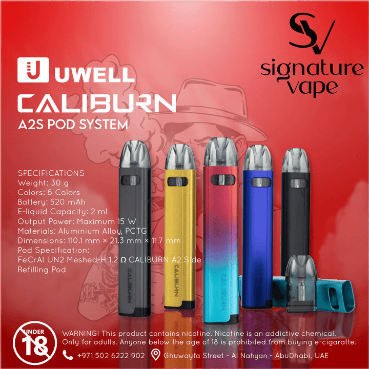 Uwell Caliburn A2S UAE - signature vape