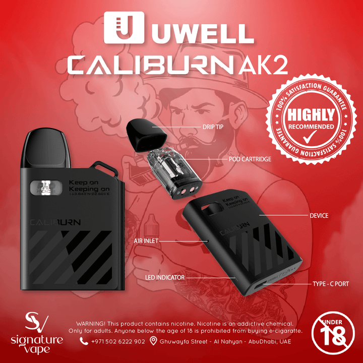 Uwell Caliburn Ak2 UAE - signature vape