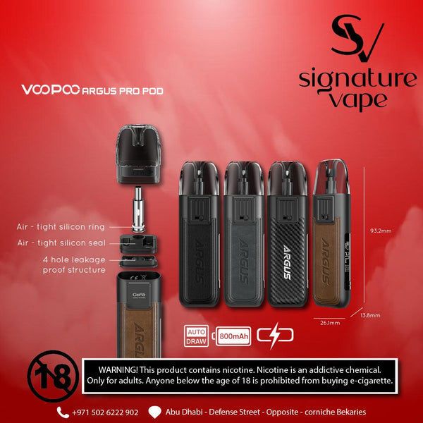 Voopoo Argus Pod UAE - signature vape