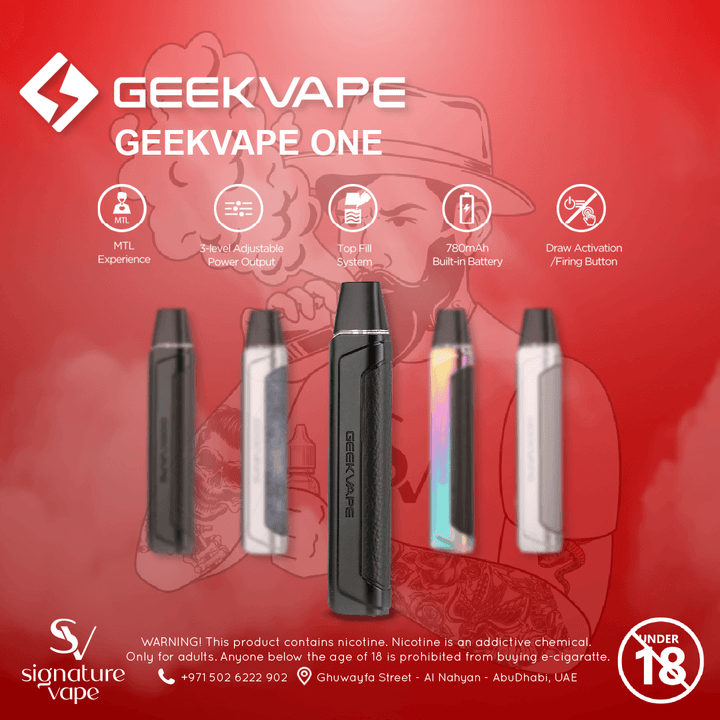 Geek Vape One Kit 780Mah UAE - signature vape