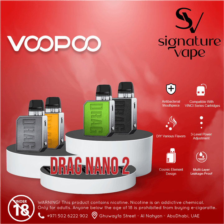 Voopoo Drag nano 2 UAE - signature vape