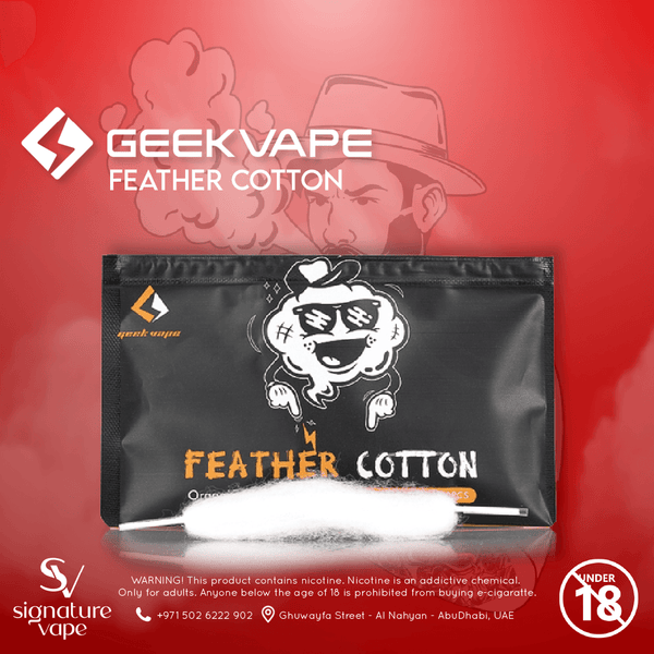 GeekVape Feather Cotton 20pcs UAE - signature vape