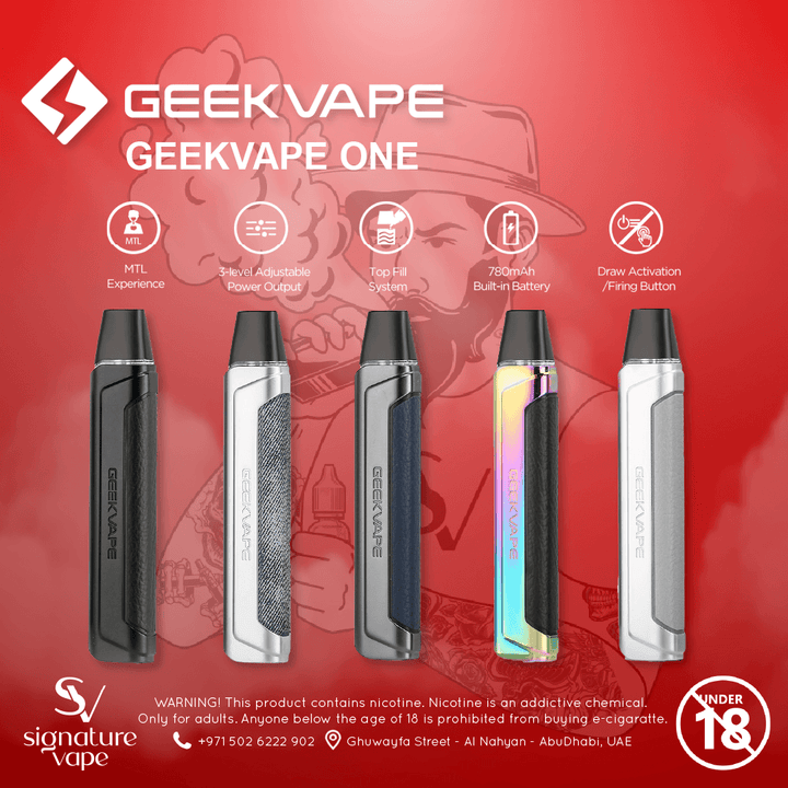 Geek Vape One Kit 780Mah signature vape Geek Vape One Kit 780Mah signature vape