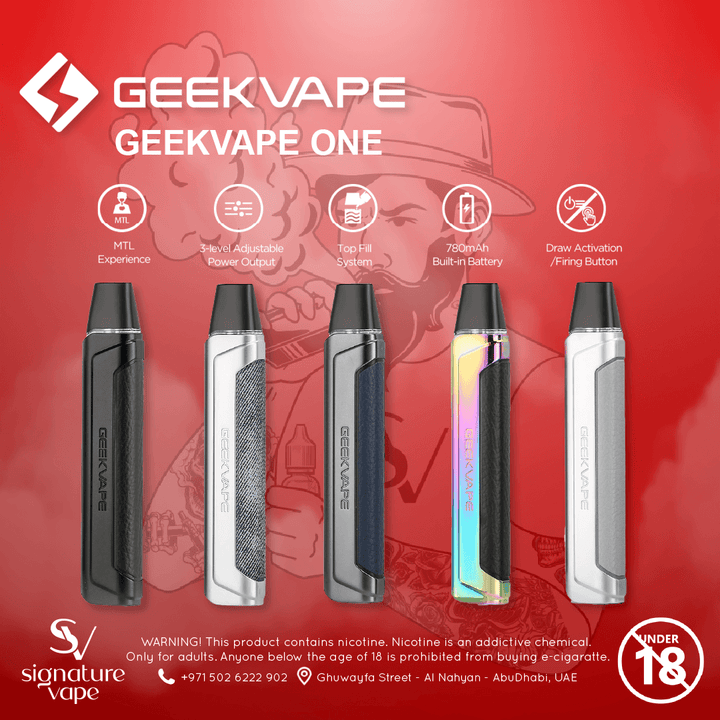 Geek Vape One Kit 780Mah UAE - signature vape