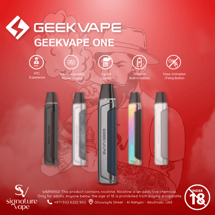 Geek Vape One Kit 780Mah UAE - signature vape