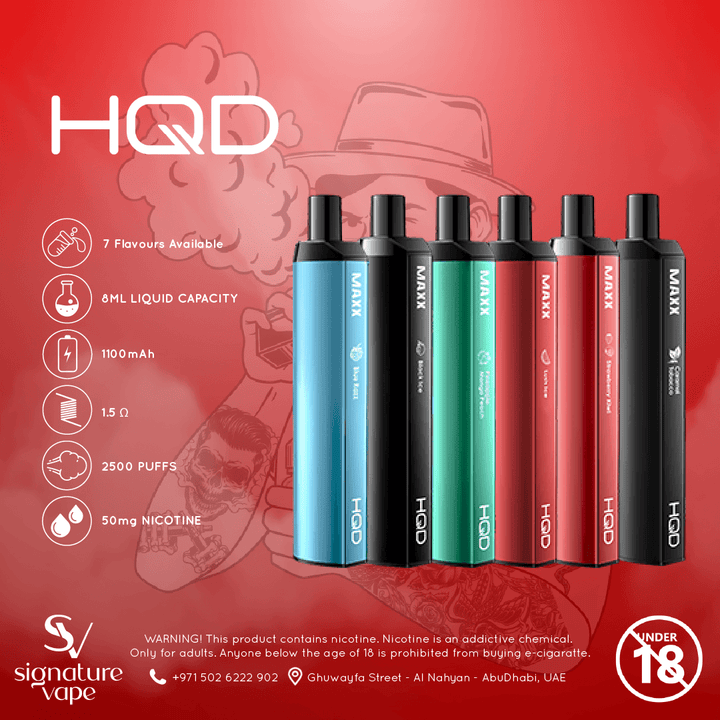 HQD 2500 UAE - signature vape