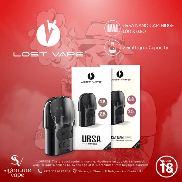 LOST VAPE Ursa Nano Cartridge UAE - signature vape