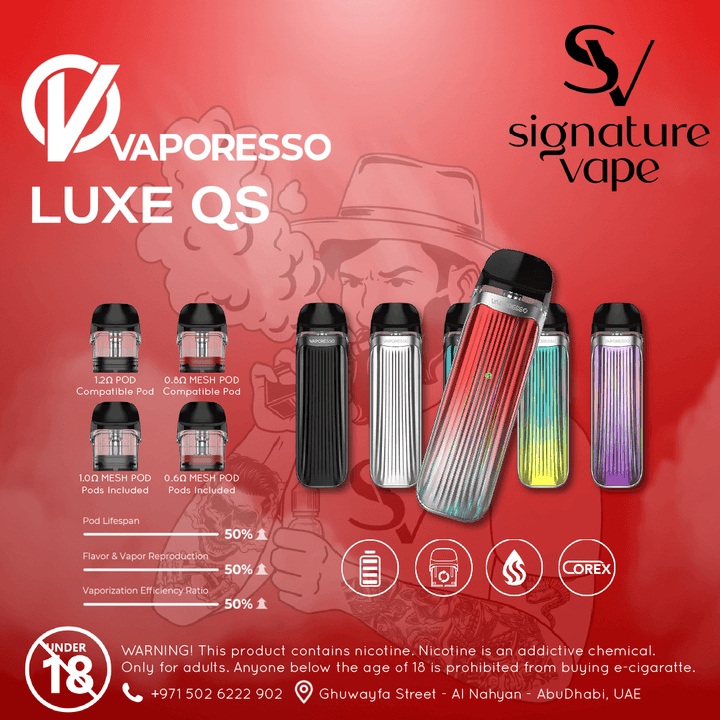 Vaporesso Luxe QS UAE - signature vape