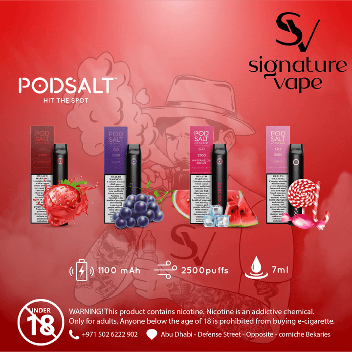 Pod Salt GO 2500 UAE - signature vape