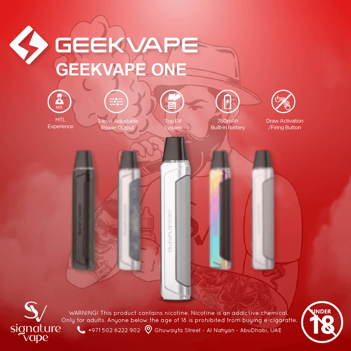 Geek Vape One Kit 780Mah UAE - signature vape