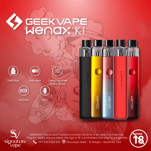 Geek Vape Wenax K1 600Mah UAE - signature vape