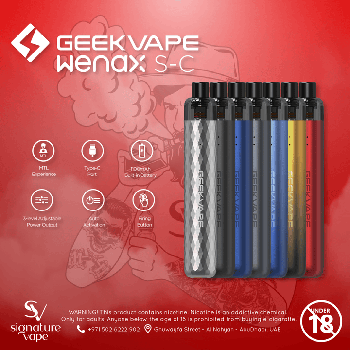 Geek Vape Wenax SC 1100Mah UAE - signature vape