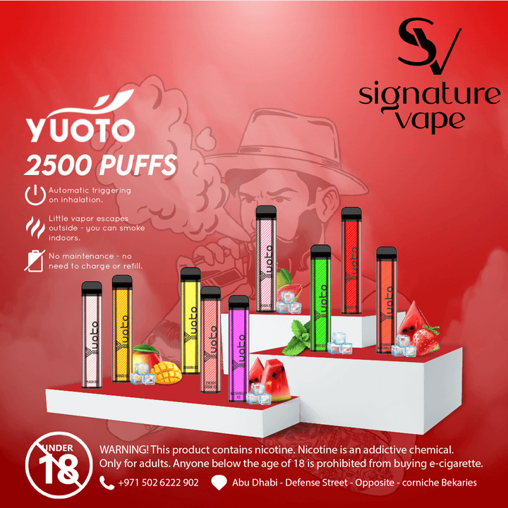 YUOTO 2500 UAE - signature vape